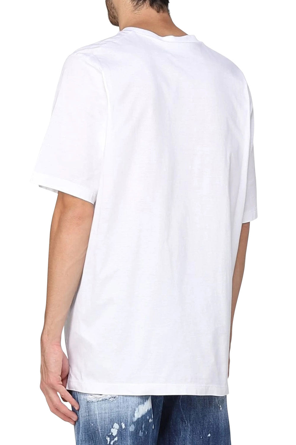 Men's White Dsquared2 Ibra Graphic Print T-Shirt