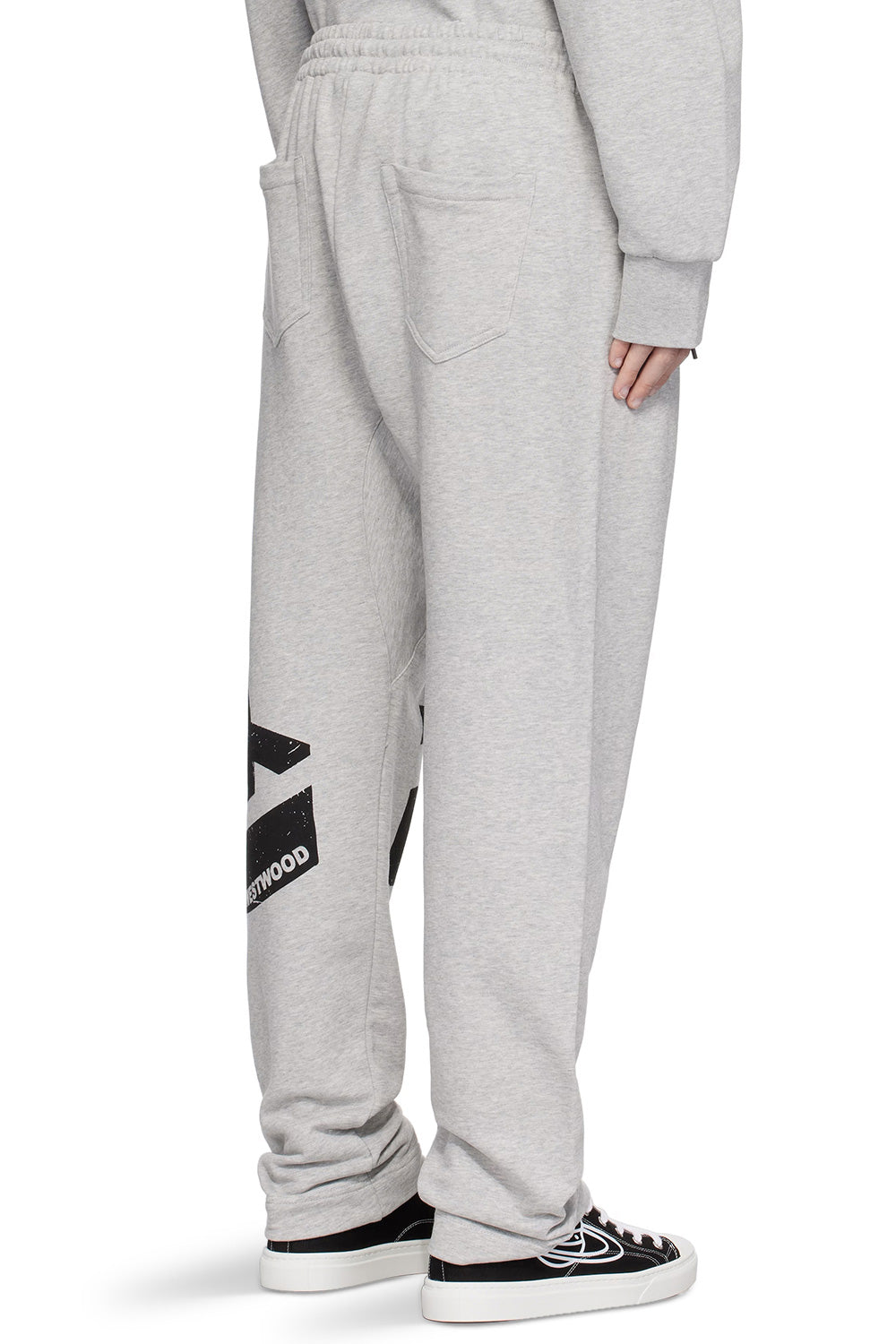 Men's Grey Vivienne Westwood Sunken Orb Football Sweatpants