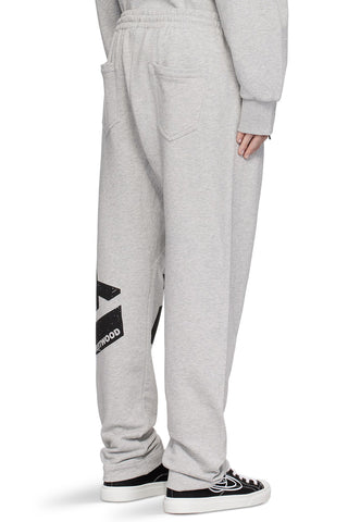 Men's Grey Vivienne Westwood Sunken Orb Football Sweatpants