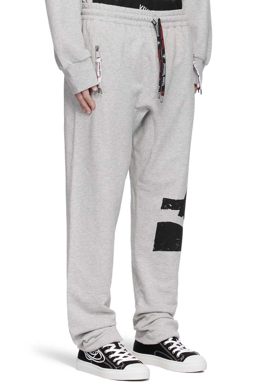 Men's Grey Vivienne Westwood Sunken Orb Football Sweatpants