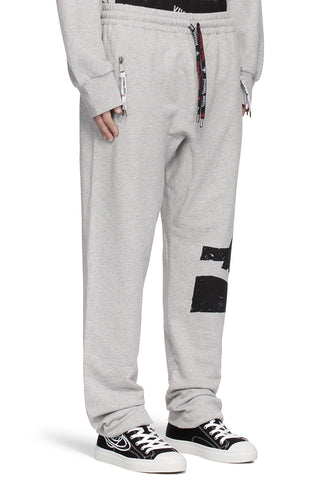 Men's Grey Vivienne Westwood Sunken Orb Football Sweatpants