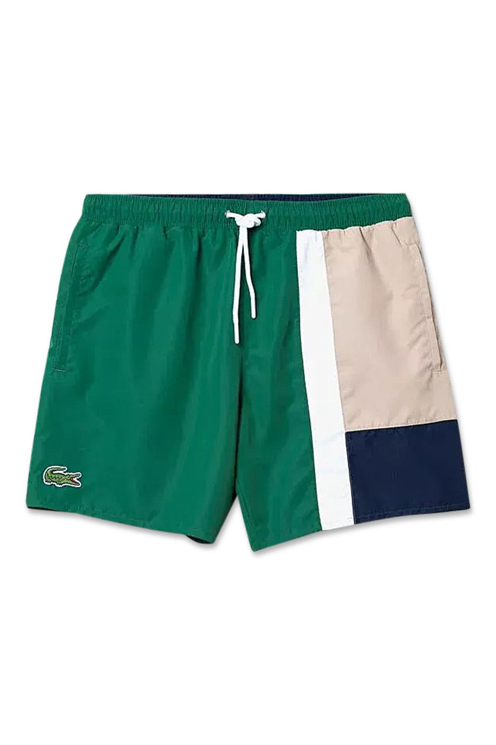 Men's Lacoste Green Tonal Eco Swim Shorts