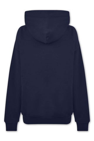 Men's Navy Vivienne Westwood  Embroidered Orb Hooded Sweatshirt