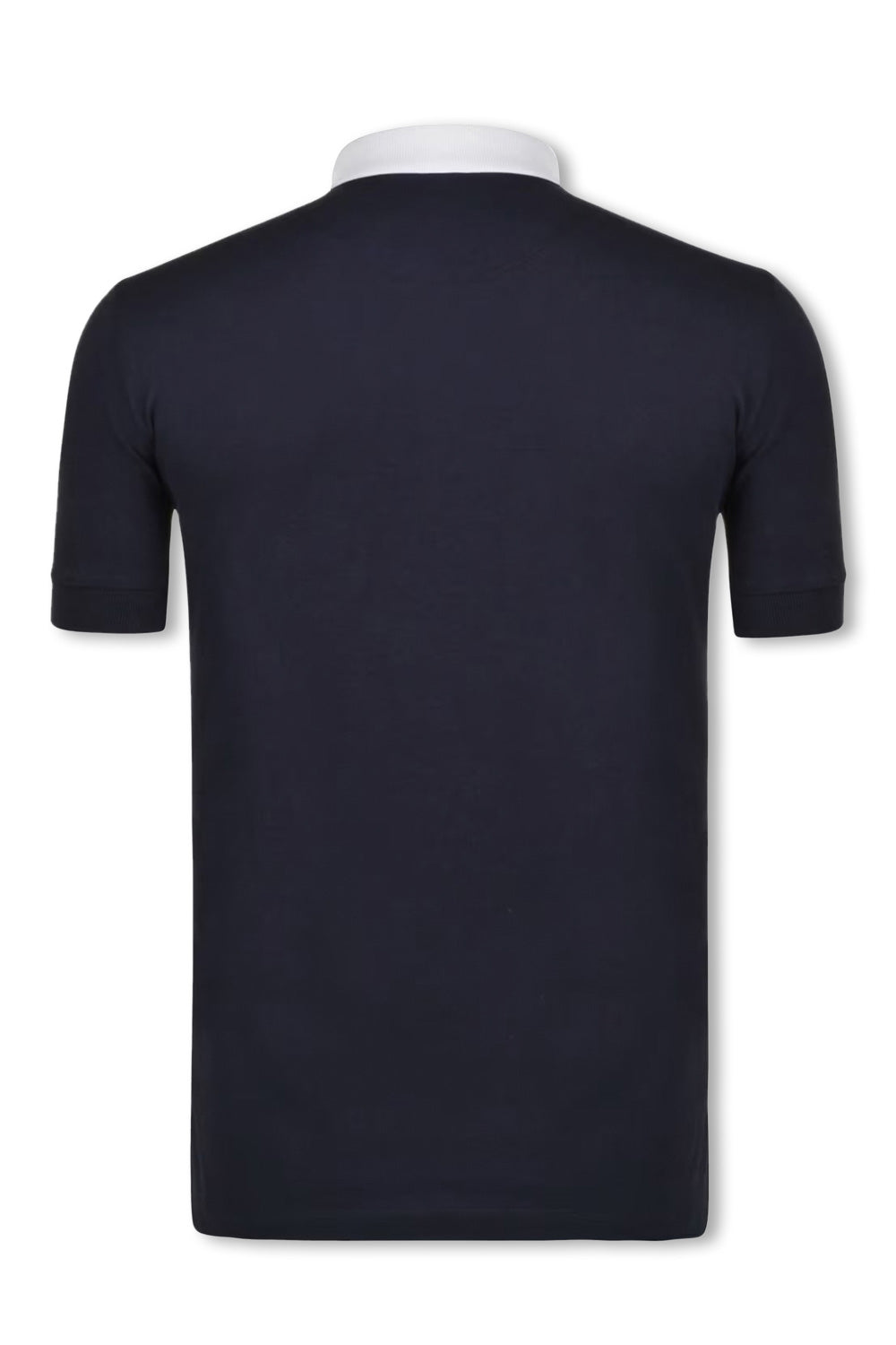 Men's Navy Vivienne Westwood Contrasting White Collar Polo Shirt