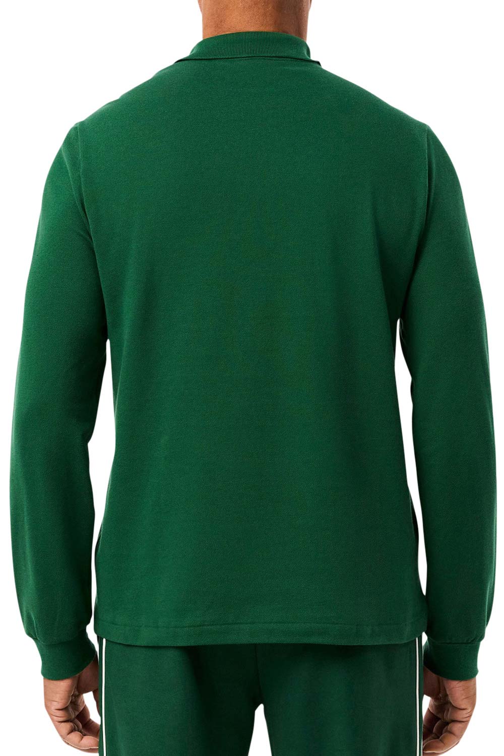 Men's Pine Green Lacoste L1212 Classic Long Sleeve Polo T-Shirt