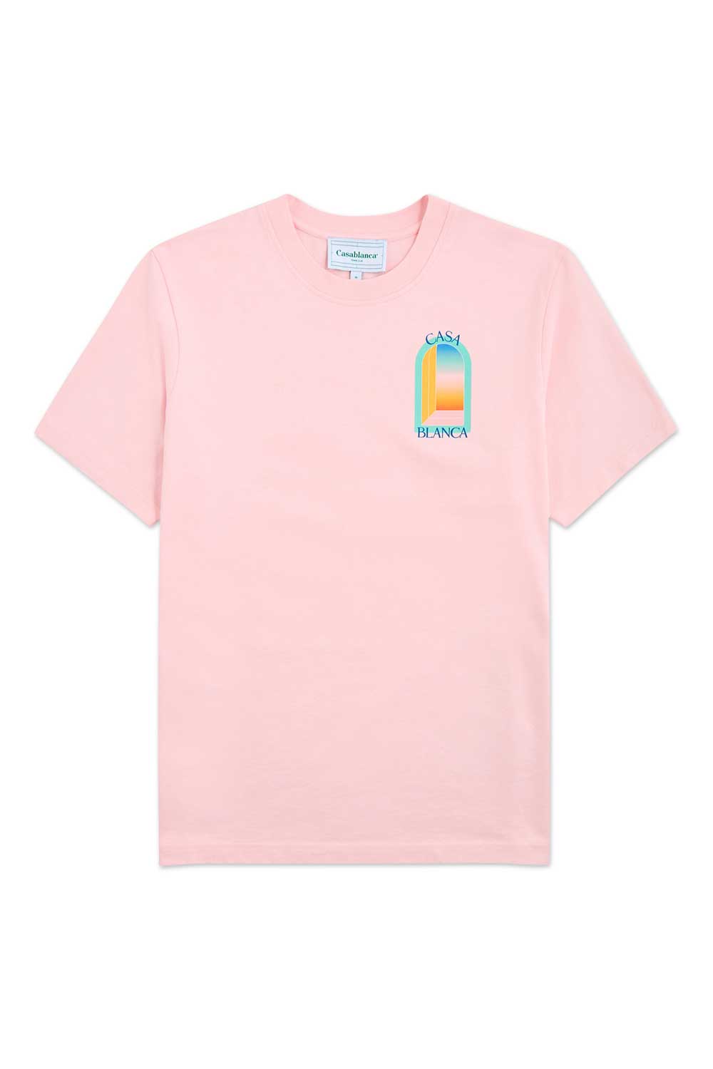 Men's Pink Casablanca L'Arche Colore Print T-Shirt