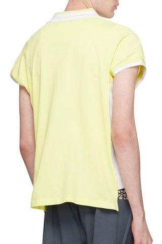 Men's Vivienne Westwood Lime & White Striped Polo Shirt