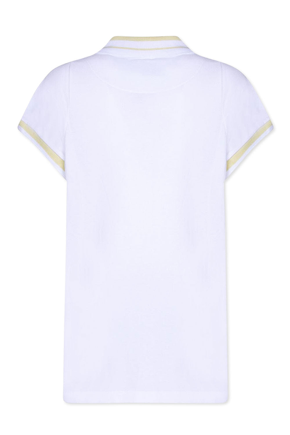 Men's Vivienne Westwood White & Yellow Striped Polo Shirt
