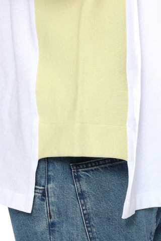 Men's Vivienne Westwood White & Yellow Striped Polo Shirt