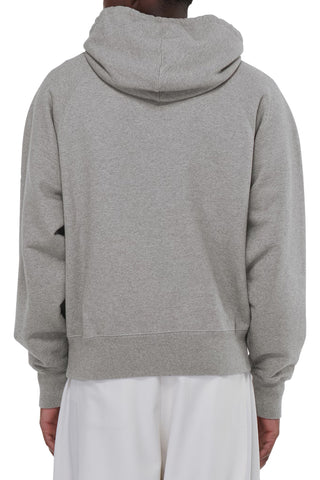 Men's Ami Paris Heather Grey Ami de Coeur Hoodie