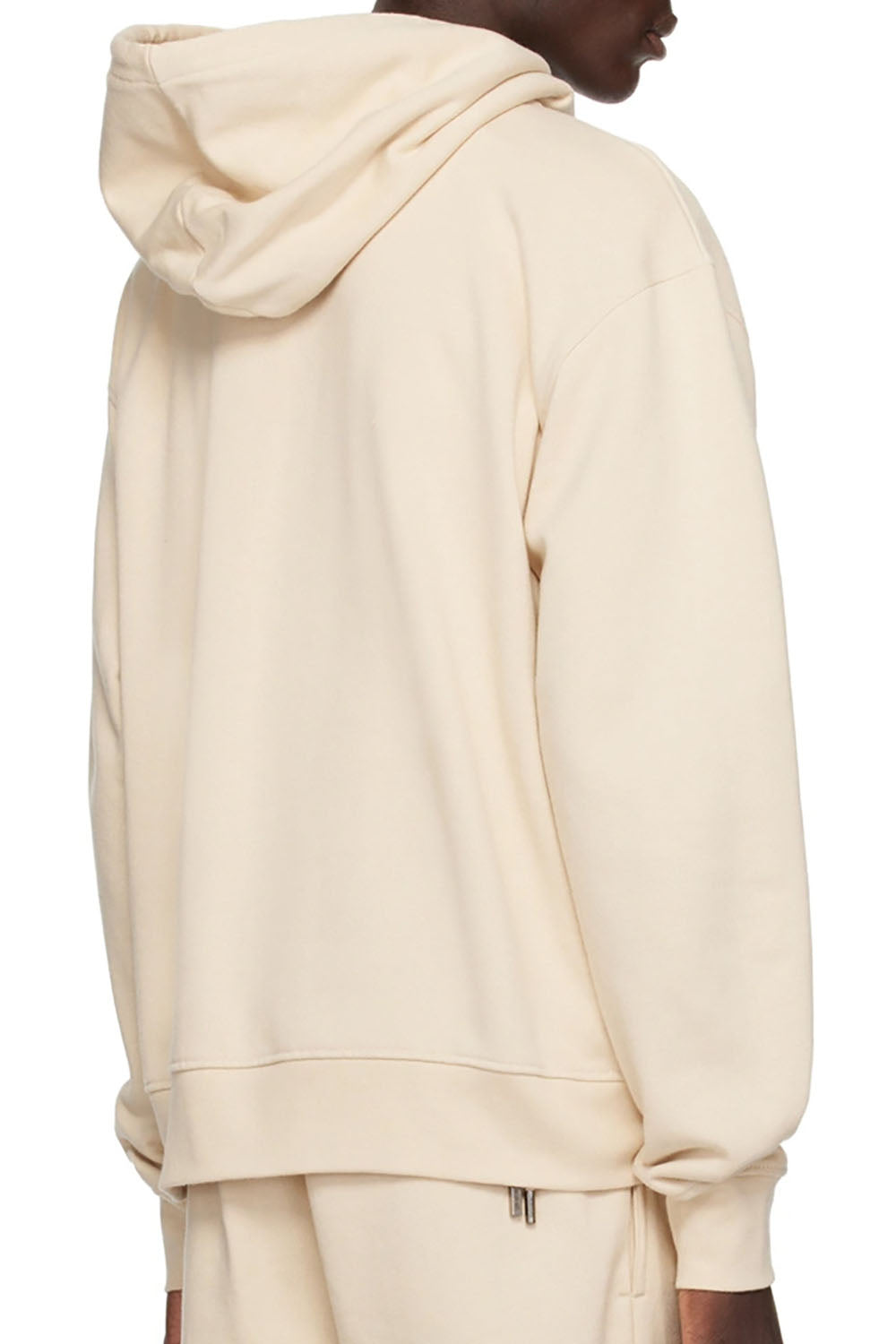 Men's Beige Jacquemus Le Sweatshirt Logo Hoodie