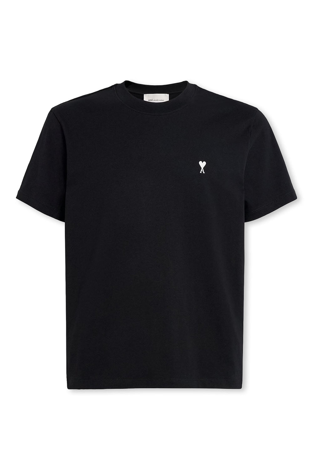 Men's Black Ami Paris 'Ami De Coeur' Cotton T-Shirt