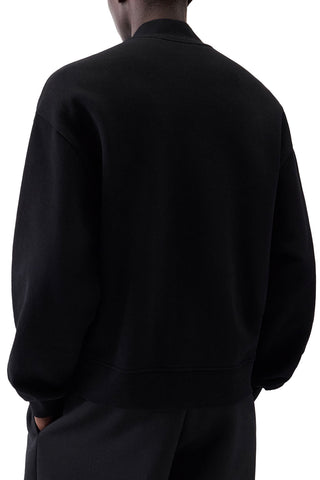 Men's Black Jacquemus Gros Grain Patch Logo Cardigan