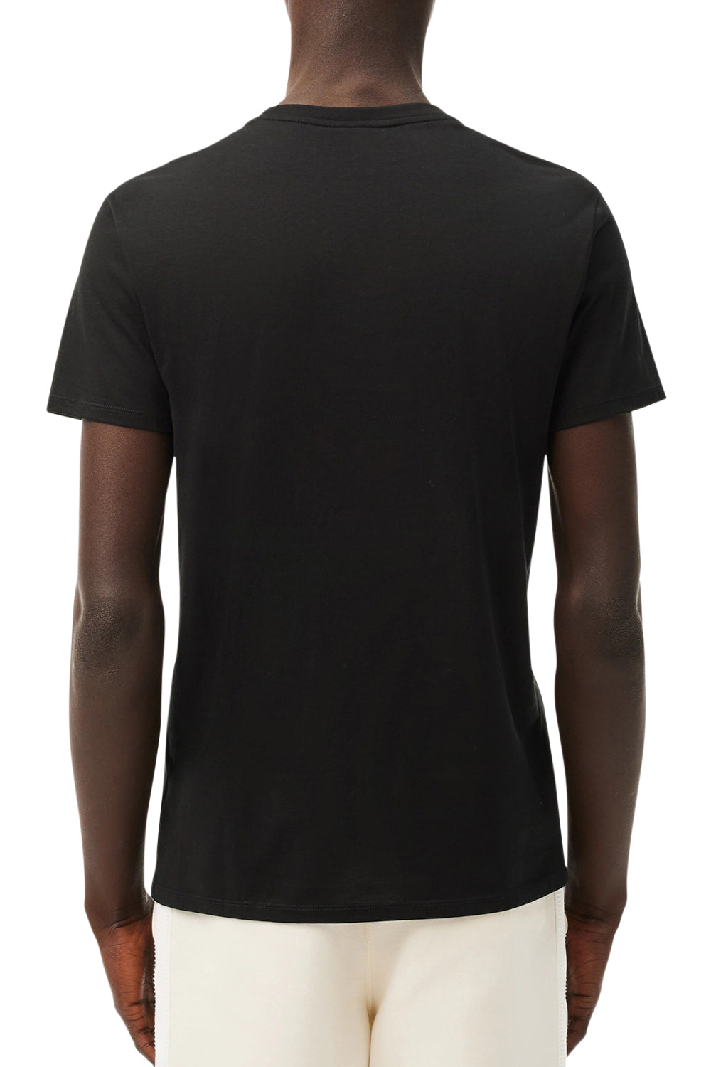 Men's Black Monochrome Lacoste Pima T-Shirt