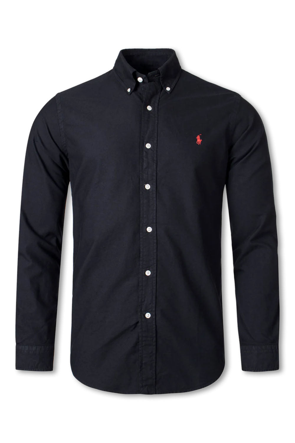 Men's Black Ralph Lauren Oxford Long Sleeve Shirt