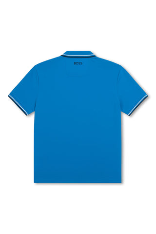 Men's Blue Boss Paddy Pro Piqué Polo Shirt