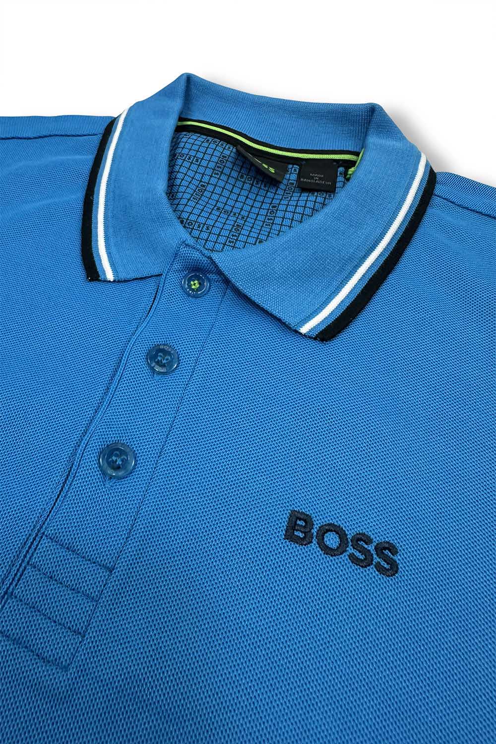 Men's Blue Boss Paddy Pro Piqué Polo Shirt