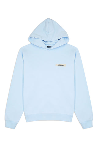 Men's Blue Jacquemus Le Hoodie Gros Grain Sweatshirt