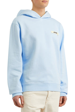 Men's Blue Jacquemus Le Hoodie Gros Grain Sweatshirt