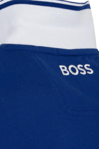 Men's Bright Blue Boss Paddy Pro Piqué Polo Shirt