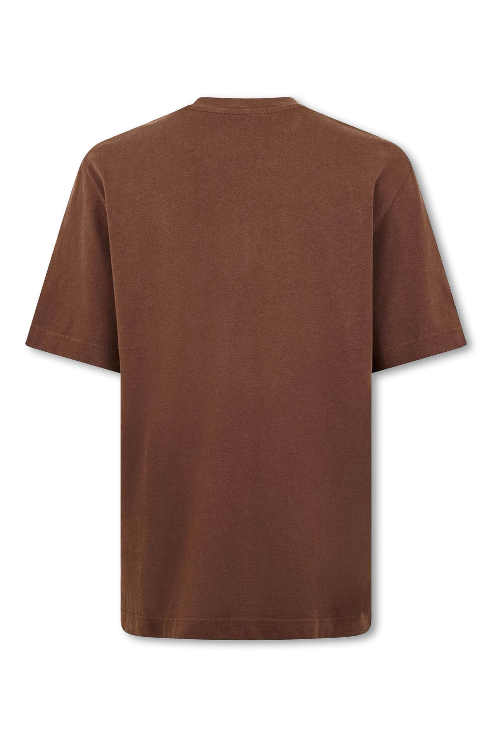 Men's Brown Jacquemus Gros Grain Patch Logo T-Shirt
