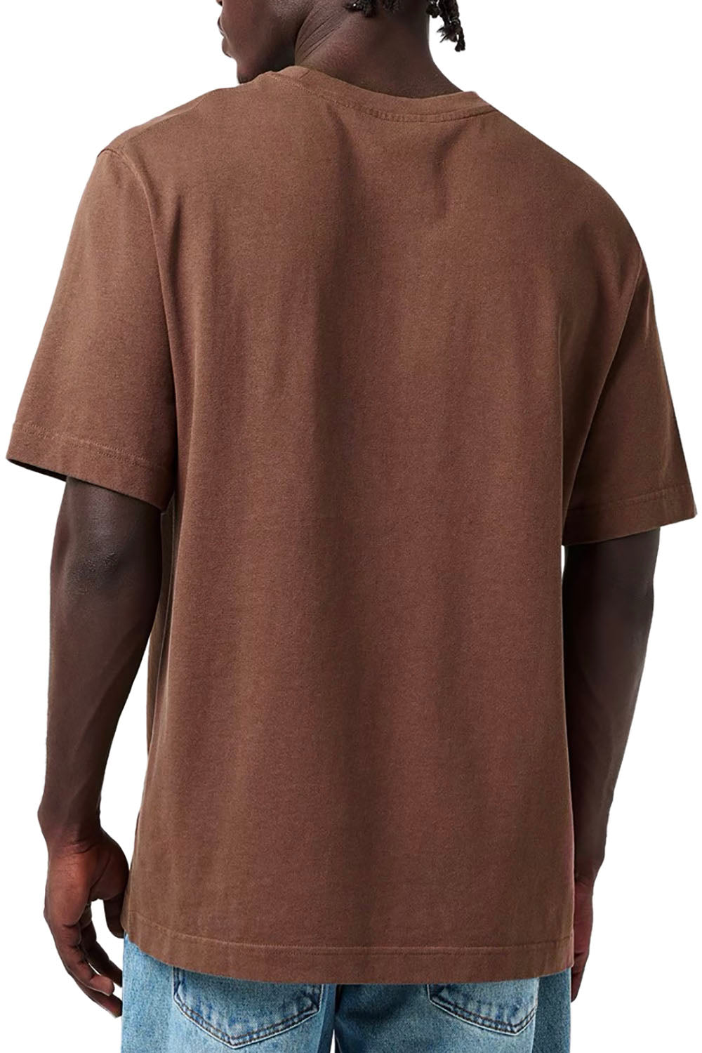 Men's Brown Jacquemus Gros Grain Patch Logo T-Shirt