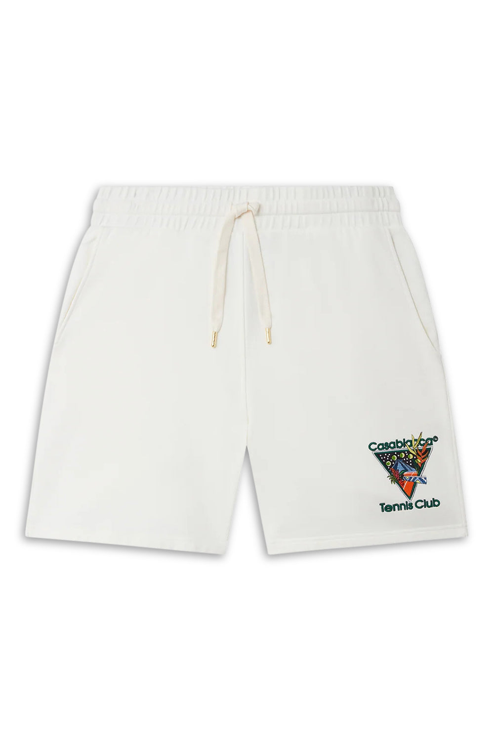 Men's Casablanca La Joueuse Tennis Club Off-White Shorts