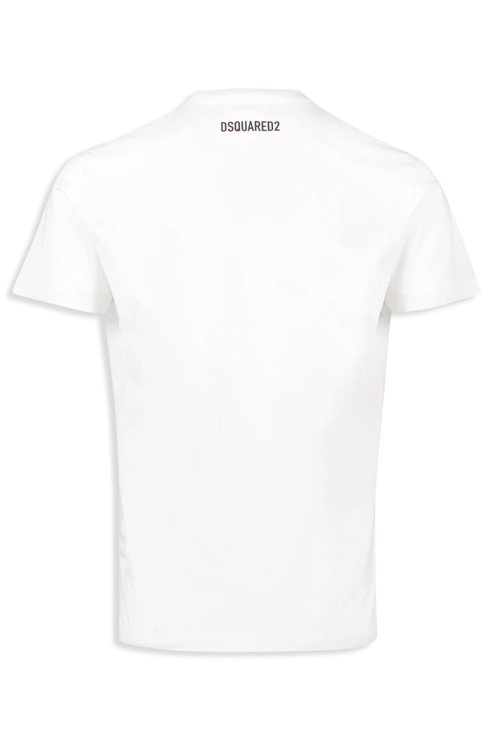 Men's White DSquared2 Icon Ciro Cool Logo Print T-Shirt