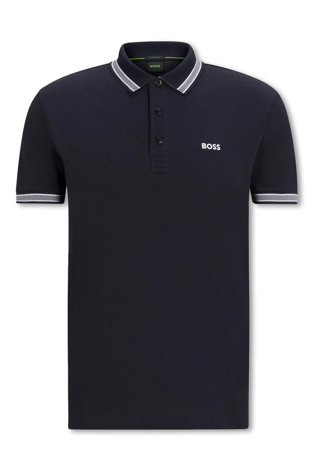 Men's Dark Blue Boss Paddy Piqué Polo Shirt
