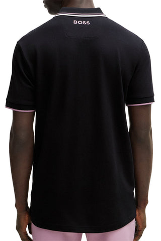 Men's Dark Blue Boss Paddy Pro Piqué Polo Shirt