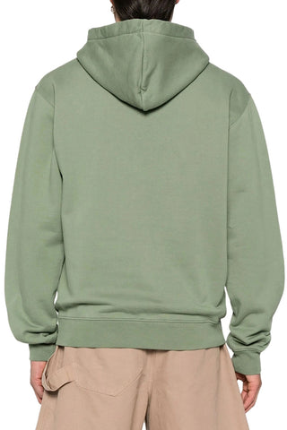 Men's Green Jacquemus Gros Grain Patch Logo La Casa Hoodie