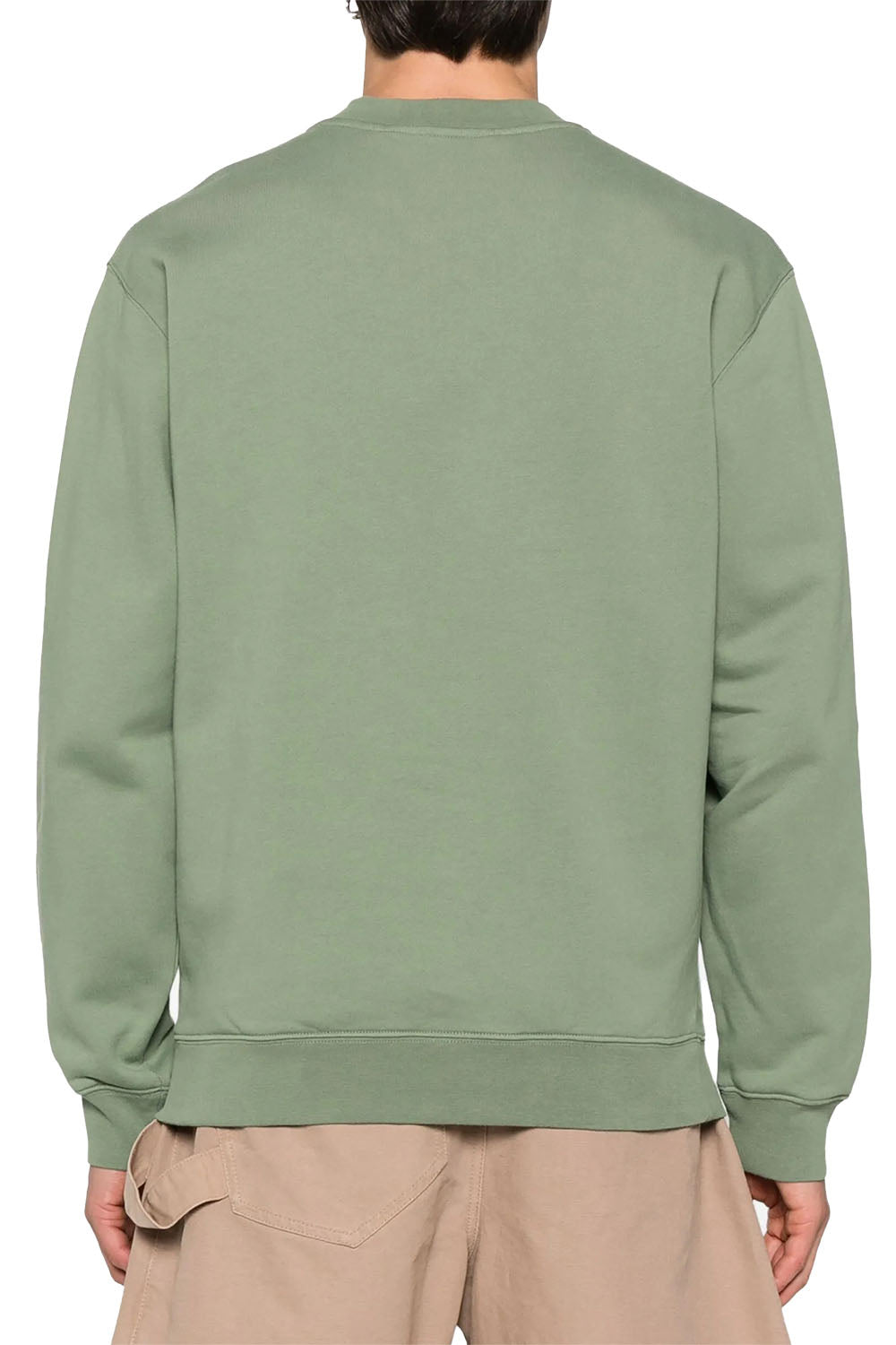 Men's Green Jacquemus Gros Grain Patch Logo Le Casa Sweatshirt