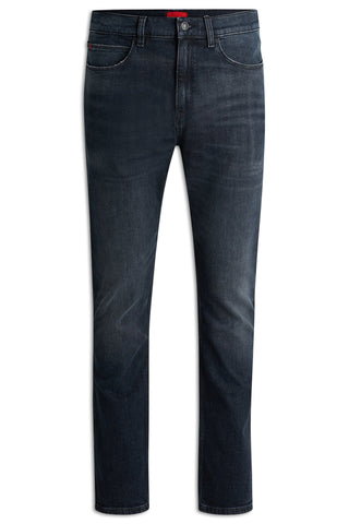 Men's Hugo Boss 708 Black Blue Slim Fit Jeans