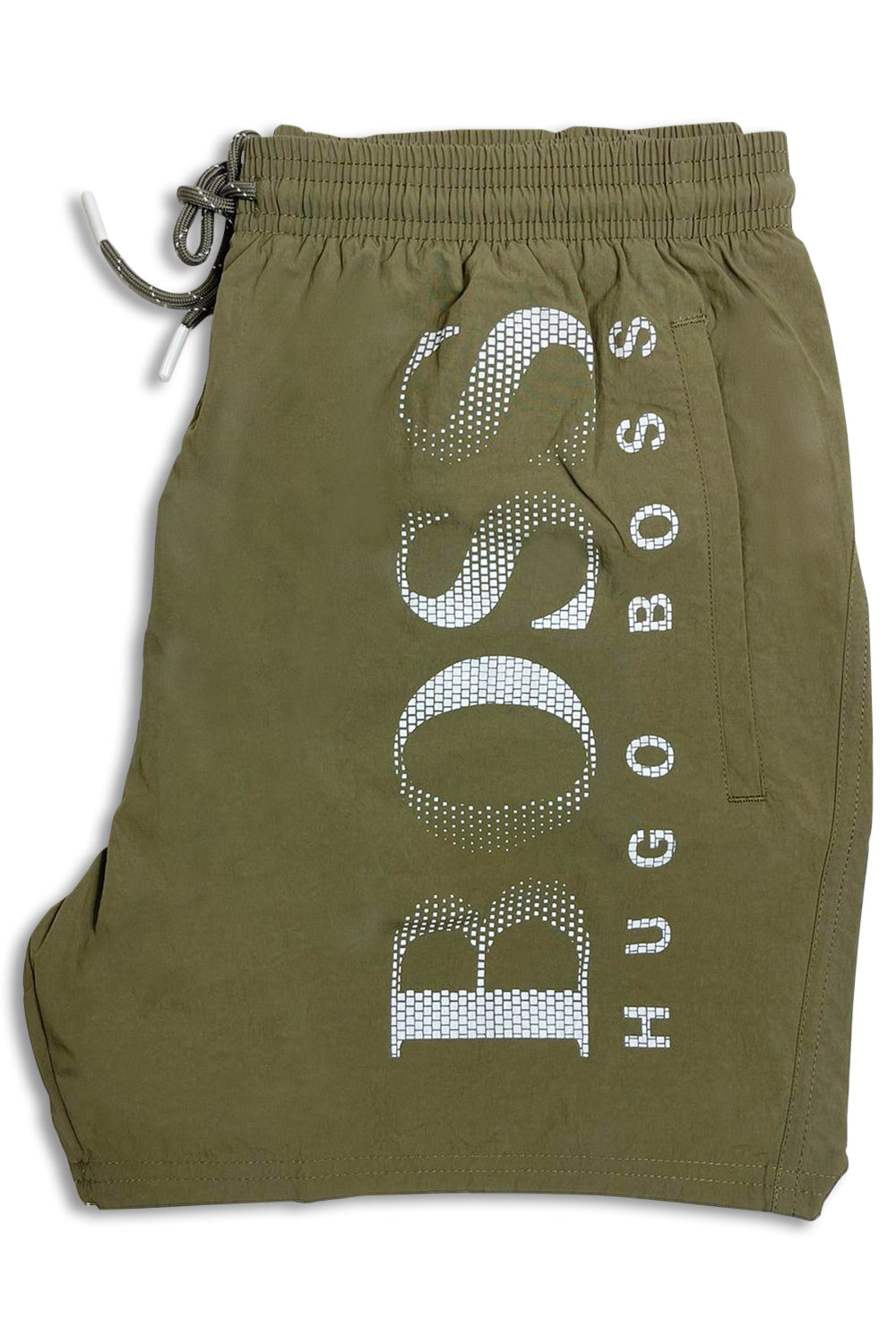 Men's Hugo Boss Khaki Octopus Swim Shorts