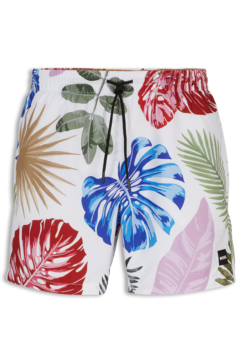 Men's Hugo Boss Logo Detail Floral Print Piranha Swim Shorts