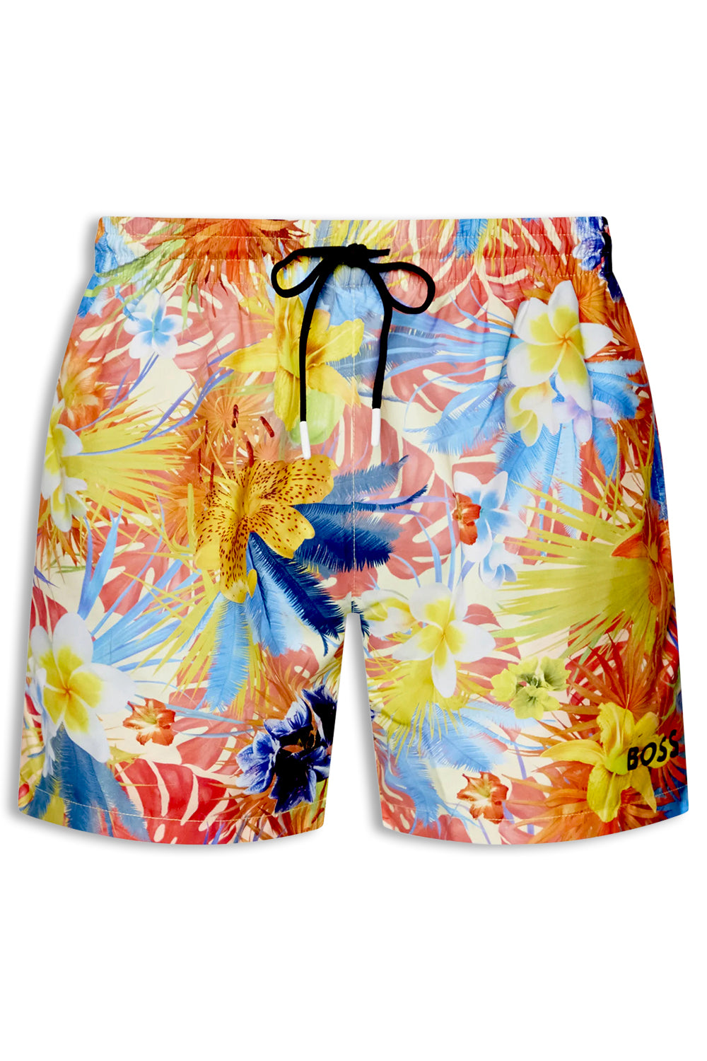 Men's Multi-Coloured Floral Hugo Boss Piranha Swim Shorts