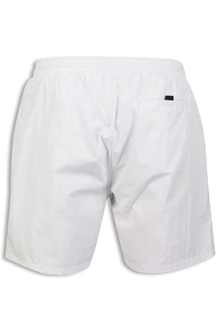 Men's Hugo Boss White Octopus Swim Shorts