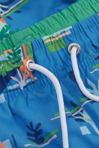 Men's Lacoste Blue All Over Print Swim Shorts