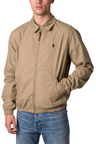 Men's Luxury Tan Ralph Lauren Bayport Cotton Jacket