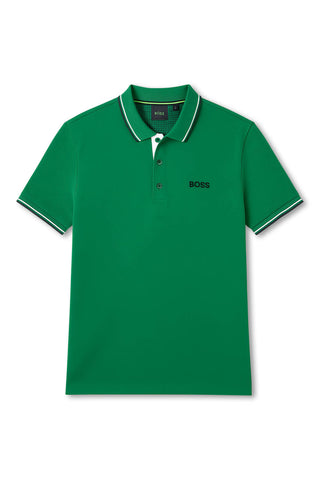 Men's Pine Green Boss Paddy Pro Piqué Polo Shirt