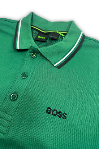 Men's Pine Green Boss Paddy Pro Piqué Polo Shirt