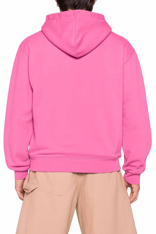 Men's Pink Jacquemus Le Sweatshirt Logo Hoodie