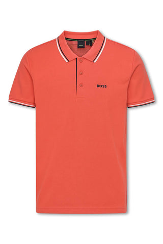 Men's Red Boss Paddy Pro Piqué Polo Shirt