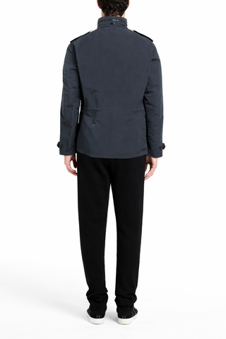 Men's Navy Tommy Hilfiger Techno Fabric Lined Hooded Jacket