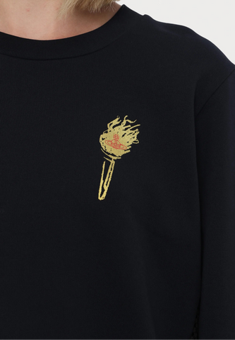 Women's Navy Vivienne Westwood Iris Sweatshirt