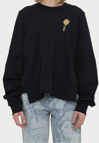 Women's Navy Vivienne Westwood Iris Sweatshirt