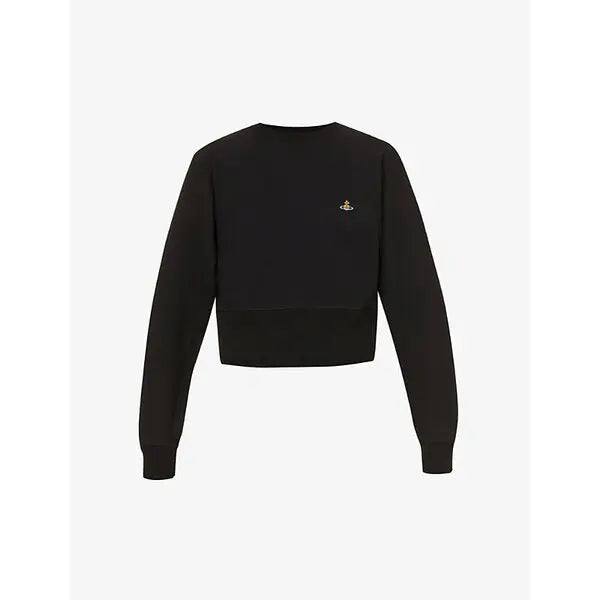 Women's Black Vivienne Westwood Athletic Raglan Sweatshirt