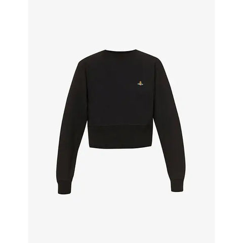 Women's Black Vivienne Westwood Athletic Raglan Sweatshirt