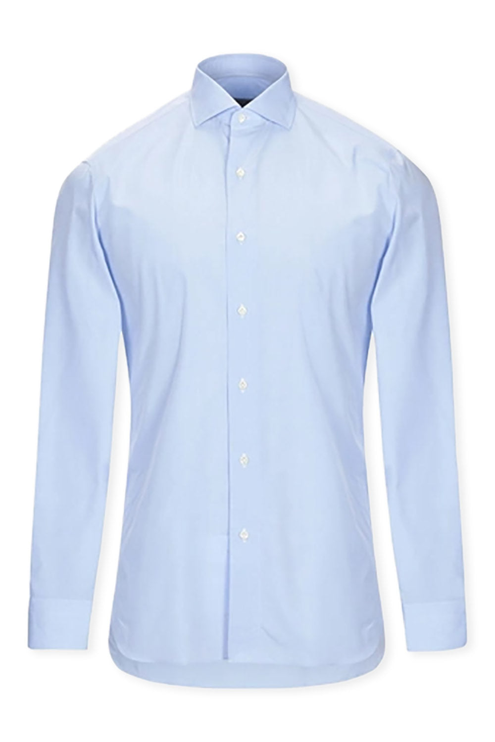 Men's Boglioli Light Blue Pure Cotton Long Sleeve