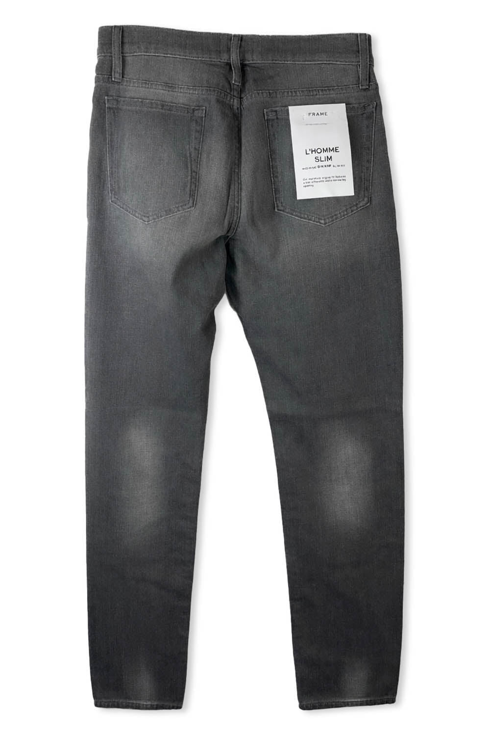 Men's Frame Washed Black L'Homme Slim Fit Jeans